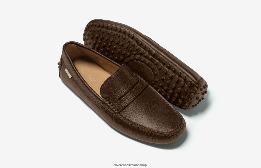 Driver 13 Women Chocolate Pebbled 46NBLP412 Oliver Cabell Footwear