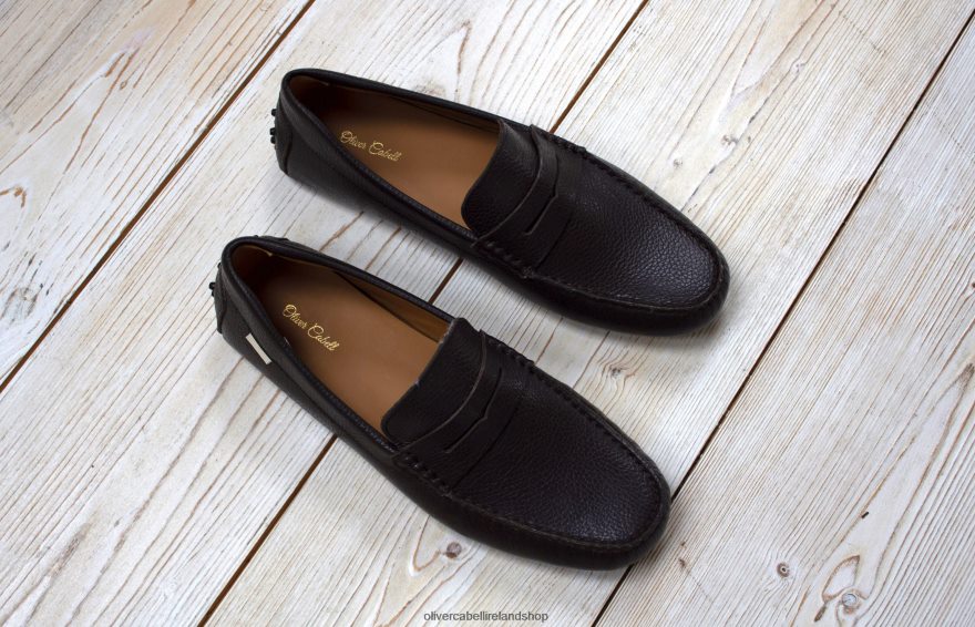 Driver 13 Women Chocolate Pebbled 46NBLP412 Oliver Cabell Footwear