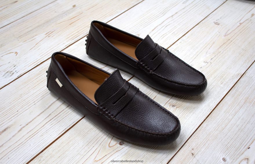 Driver 13 Women Chocolate Pebbled 46NBLP412 Oliver Cabell Footwear