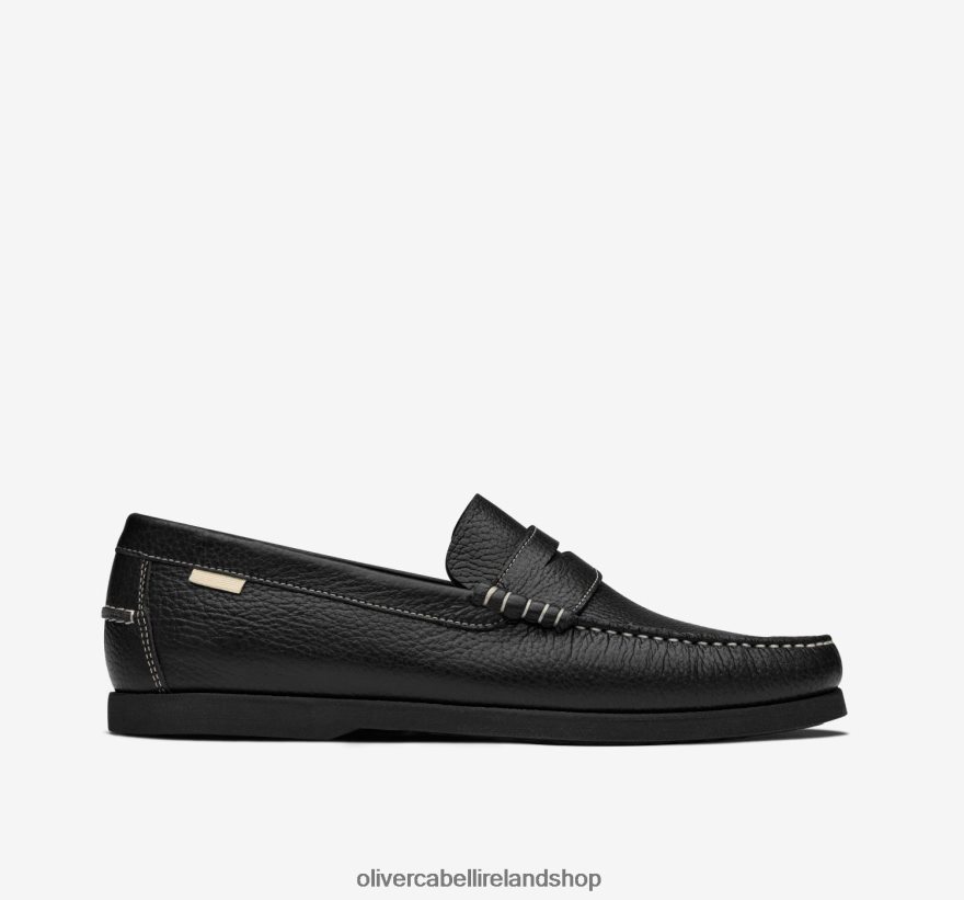 Penny Loafer Women Black 46NBLP407 Oliver Cabell Footwear